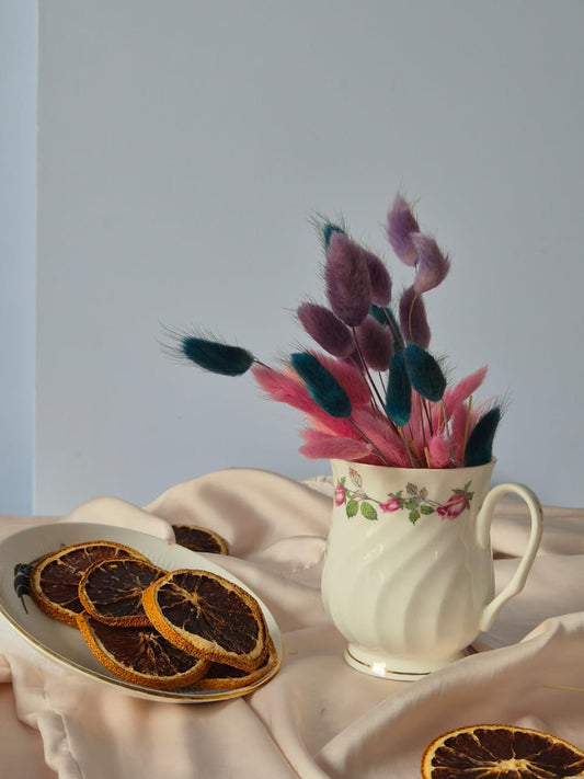 Violet Bunny Tails – Premium Dried Flowers for Crafts, Décor & Gifting