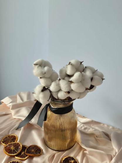 White Cotton Balls - Premium quality Stems